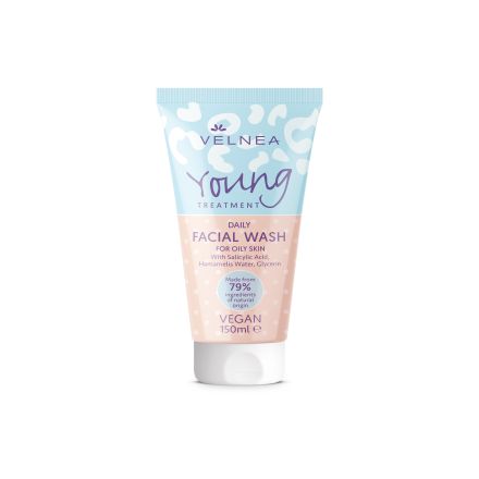 VELNEA YOUNG Измиващ гел за лице за мазна кожа, 150 МЛ