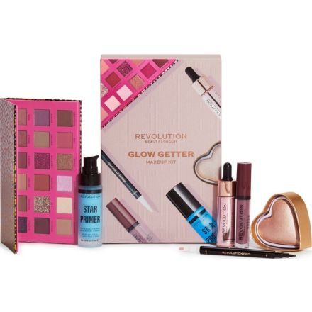 REVOLUTION MAKEUP Подаръчен комплект Glow Getter, 6 части