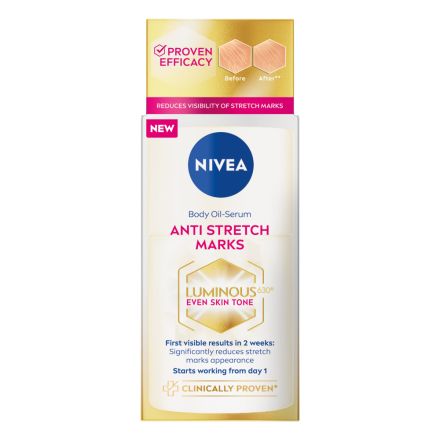 NIVEA LUMINOUS Олио-серум против стрии и пигментни петна, 100 мл