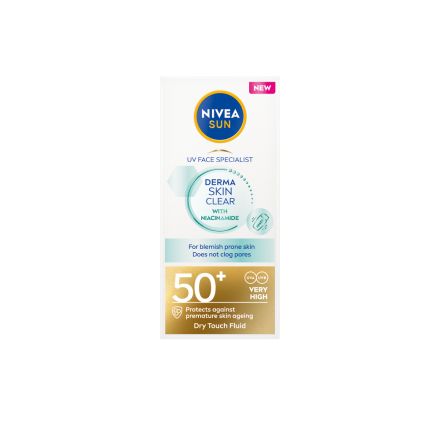NIVEA SUN UV FACE BLEMISH CONTROL Слънцезащитен флуид за лице SPF 50+ , 40 мл