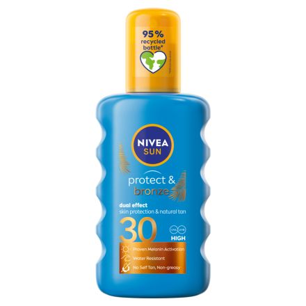 NIVEA SUN PROTECT&BRONZE Слънцезащитен спрей SPF 30, 200 мл
