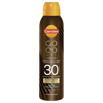 CARROTEN COCONUT DREAMS Слънцезащитно олио-спрей SPF 30, 150 мл