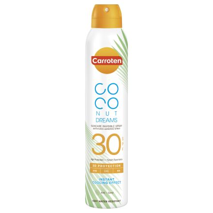 CARROTEN COCONUT DREAMS Слънцезащитен спрей SPF30, 200 мл