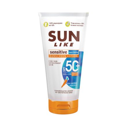 SUN LIKE ECO SENSITIVE Слънцезащитен лосион SPF50, 125 мл