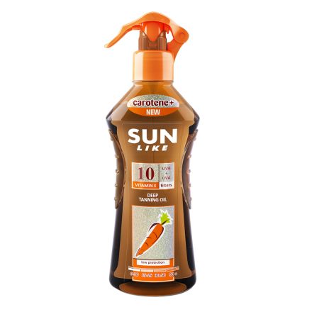 SUN LIKE Слънцезащитно спрей масло SPF10, 200 мл