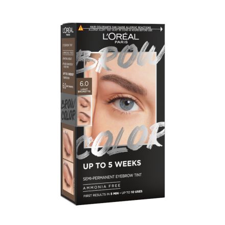 L'OREAL PARIS BROW COLOR Полуперманентна боя за вежди, 6.0 Light Brunette