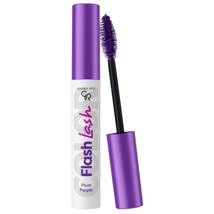 GOLDEN ROSE FLASH LASH Цветна спирала за мигли 07 PLUM PURPLE, 9 мл