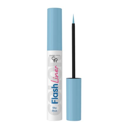 GOLDEN ROSE FLASH LASH Цветна очна линия 103 SKY BLUE, 3,5 мл