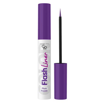 GOLDEN ROSE FLASH LASH Цветна очна линия 107 PLUM PURPLE, 3,5 мл