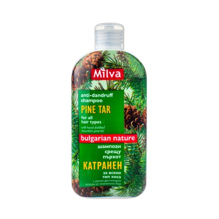 MILVA Шампоан за коса с боров катран, 200 мл.