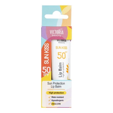 VICTORIA BEAUTY SUN KISS Слънцезащитен балсам за устни, SPF 50 , 10м