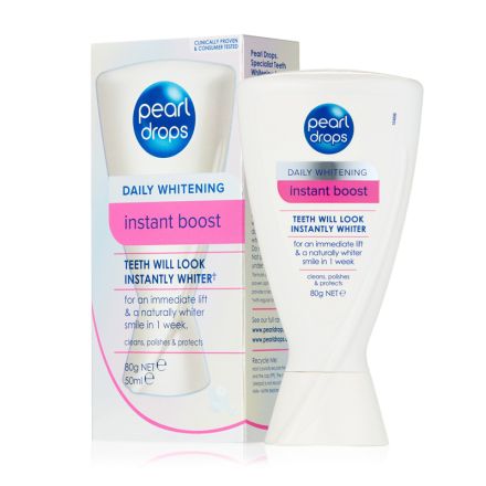 PEARL DROPS INSTANT BOOST Избелваща паста за зъби , 50мл.