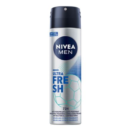 NIVEA MEN ULTRA FRESH Мъжки део спрей, 150 мл.