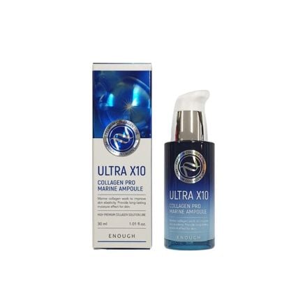 ENOUGH Premium Ultra X10 Collagen Pro Marine Ampoule Ампула за лице обогатена с колаген, 30мл. 