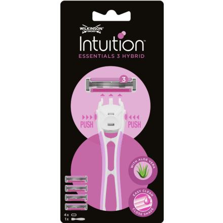 WILKINSON ESSENTIALS Дамска самобръсначка с 4 резервни ножчета