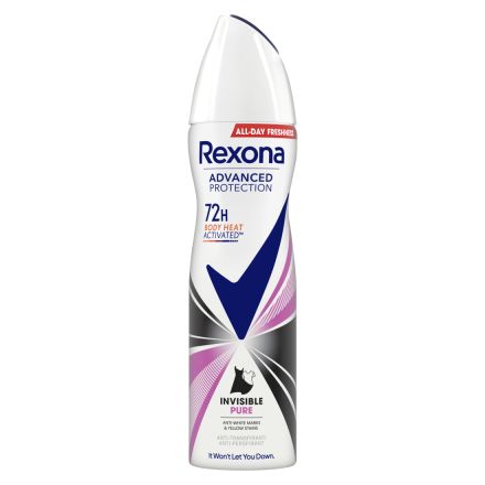 REXONA ADVANCED PROTECTION Invisible Pure  Дамски део спрей, 150 мл