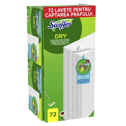 SWIFFER DRY Рефила за почистване на под, 72 бр.