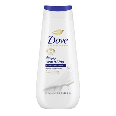 DOVE ADVANCED CARE Душ гел Подхранващ, 225 мл