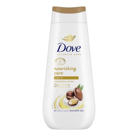 DOVE ADVANCED CARE Душ гел Арганово масло, 225 мл