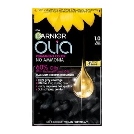 GARNIER OLIA Боя за коса, 1.0 Наситено черно