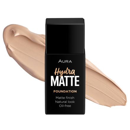 AURA HYDRA MATTE Фон дьо тен, 012 VANILLA SILK