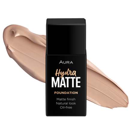 AURA HYDRA MATTE Фон дьо тен, 015 HONEY GLOW