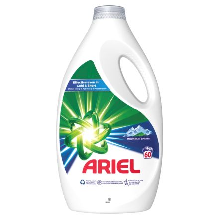  ARIEL Mountain Spring Течен перилен препарат, 60 пранета