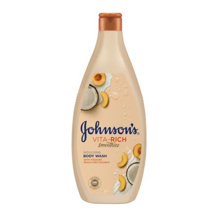 JOHNSON'S Душ гел с йогурт, праскова и кокос, 750 мл