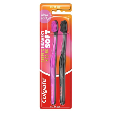 COLGATE ULTRA SOFT Четка за зъби, 2 броя