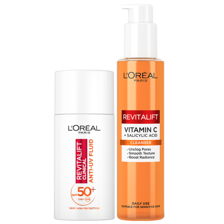 BEAUTY BOX L'OREAL PARIS REVITALIFT VITAMIN C Продукти за лице, 2 части
