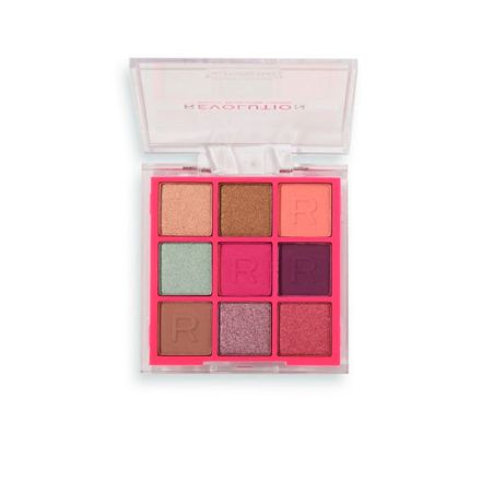 I HEART REVOLUTION NEON TROPIC PINK Палитра сенки, 9 цвята