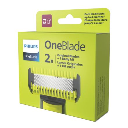 PHILIPS ONE BLADE FACE&BODY Резервни ножчета, 2 бр.