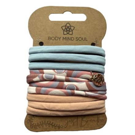 TRISA YOGA Ластици с декорация различни цветове, 10 бр.809.00