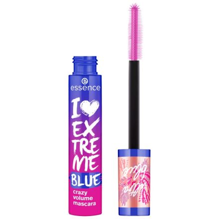 ESSENCE LIVE LIFE IN CORAL I LOVE EXTREME BLUE Спирала за очи за обем