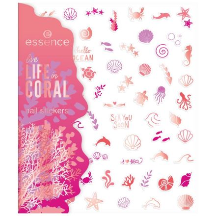 ESSENCE LIVE LIFE IN CORAL Стикери за нокти
