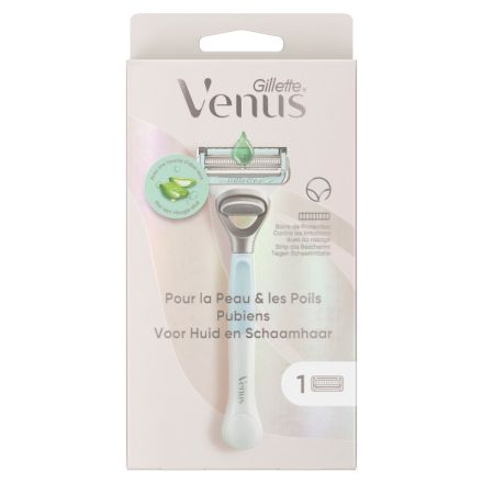 GILLETTE VENUS Дамска система за бръснене Satin Care, 1 бр. + 1 ножче