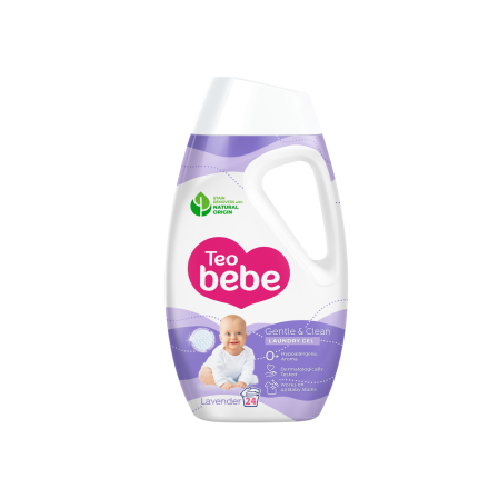 TEO BEBE Gentle&Clean Lavender Течен перилен препарат, 24 пранета