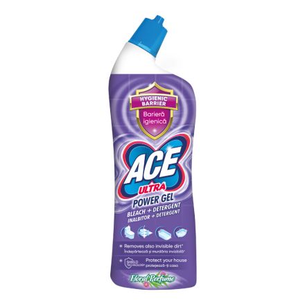 ACE ULTRA POWER GEL FLOWERS 2&1 Обезмаслител и белина, 750 мл.