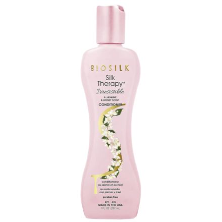 BIOSILK Silk Therapy Irresistible Балсам с копринени протеини Жасмин и Мед, 207 мл