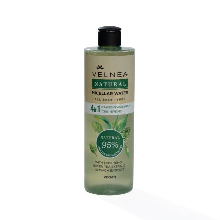 VELNEA NATURAL 4в1 Мицеларна вода, 400мл.