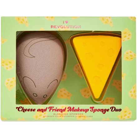 I HEART REVOLUTION Cheese And Friend Комплект бюти блендери за нанасяне на грим, 2 бр. 