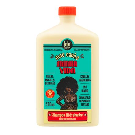 LOLA FROM RIO Meu Cacho Minha Vida Shampoo Шампоан за хидратация на къдрава коса, 500 мл 