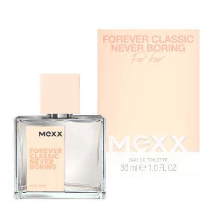 MEXX FOREVER CLASSIC NEVER BORING Тоалетна вода за жени, 30 мл.