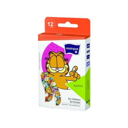 MATOPAT HAPPY Детски пластир, 12 бр.