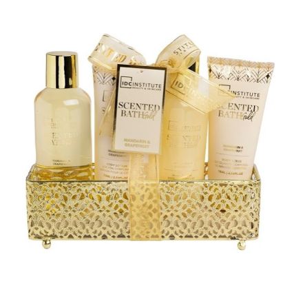 IDC Institute Подаръчен комплект Scented Gold, 4 части