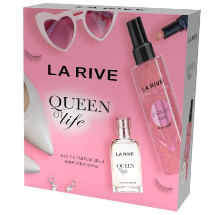 LA RIVE QUEEN OF LIFE Kомплект Дамска парфюмна вода 30 мл + Спрей за тяло 200 мл