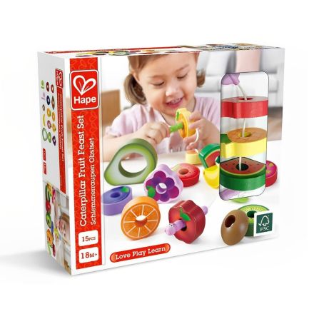HAPE Комплект за нанизване - Празник на плодовете
