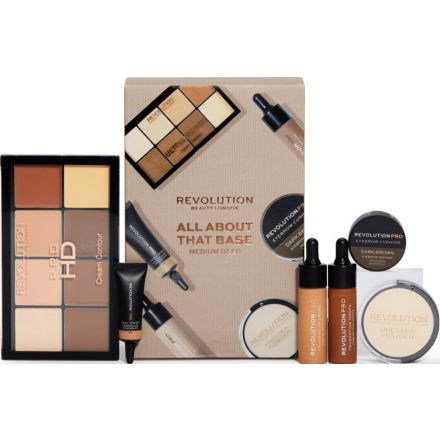 REVOLUTION All About That Base Подаръчен комплект за грим, 6 части