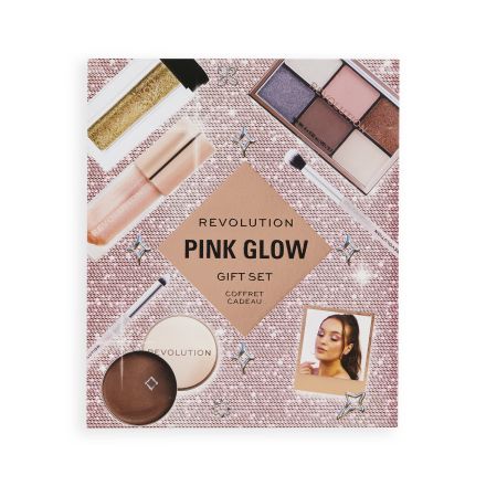 REVOLUTION Pink Glow Get The Look Подаръчен комплект 