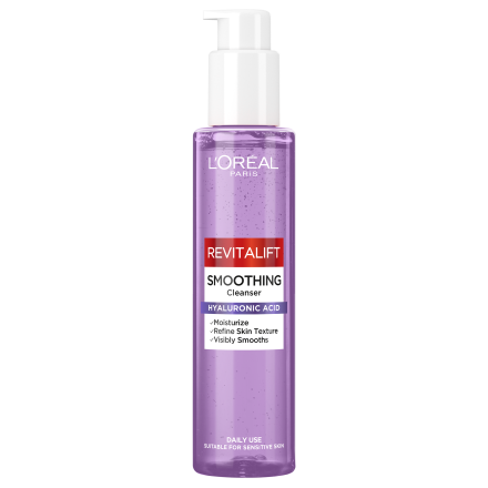 L’Oreal Paris Revitalift Filler Хидратиращ гел за почистване на лицето със хиалуронова киселина, 150мл